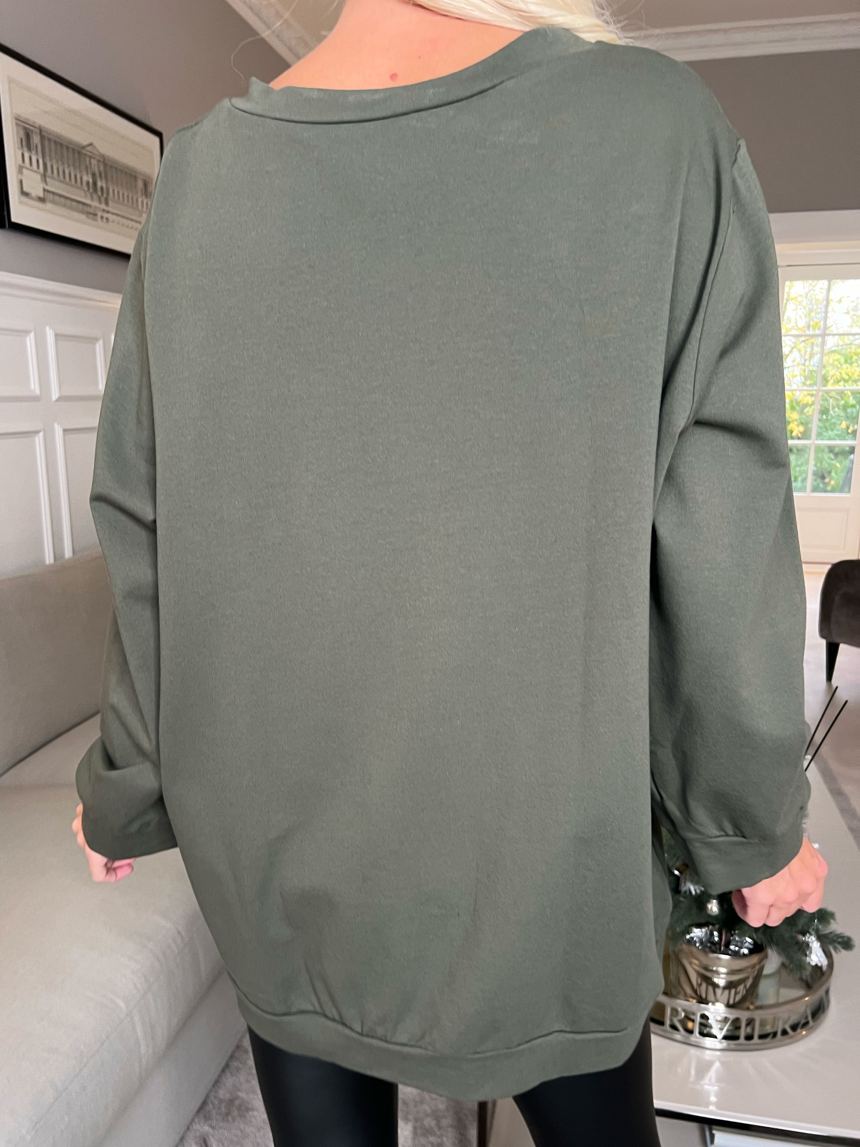 Abena - Sweatshirt med vogue stående på brystet